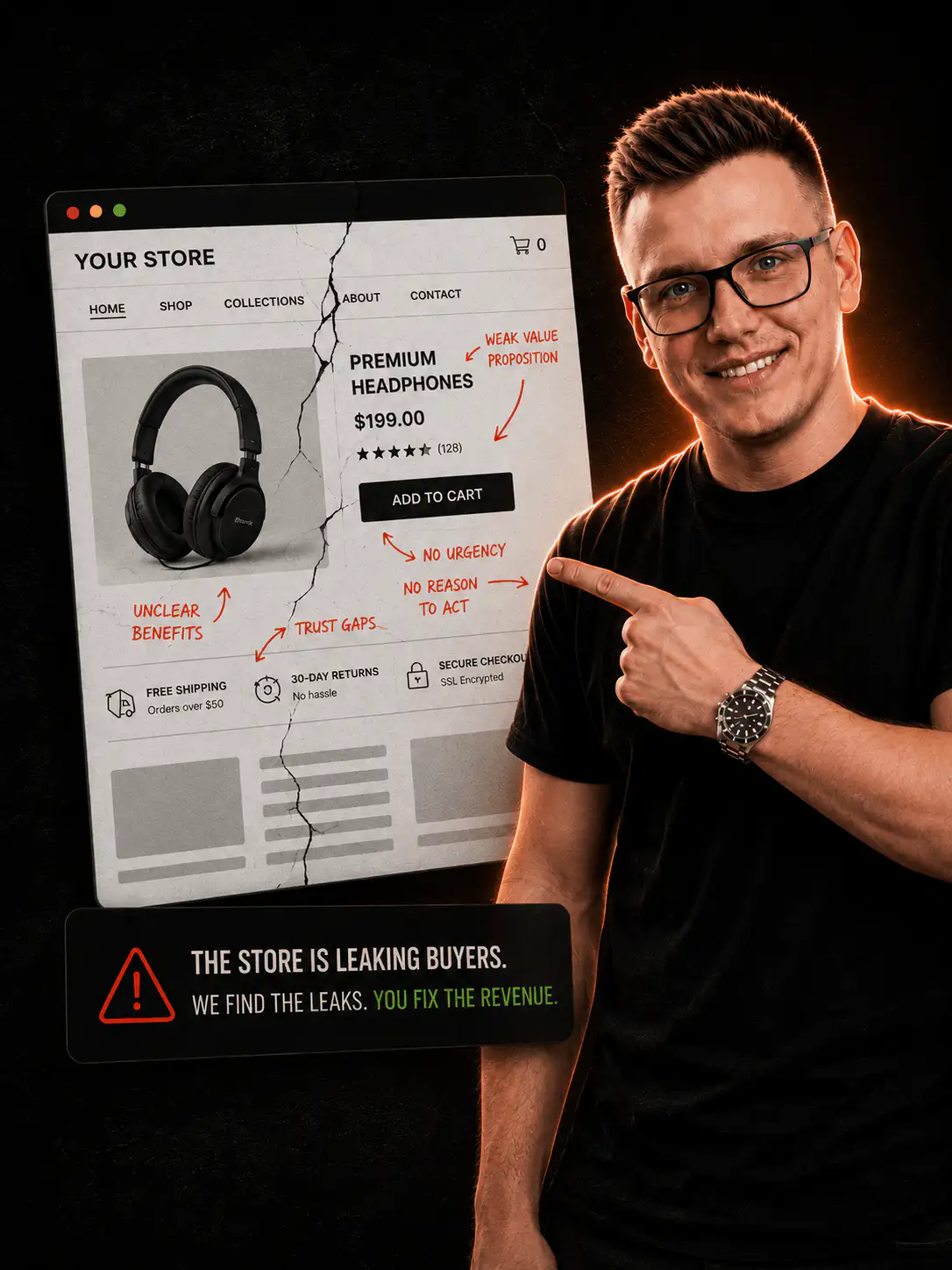 Dmytro Korobkin showing a Store Autopsy audit example